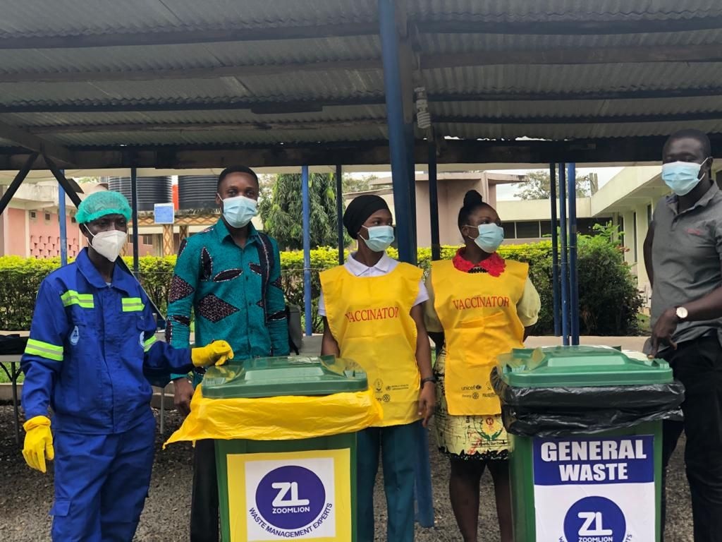 Zoomlion commended for role in managing medical waste at vaccination centres